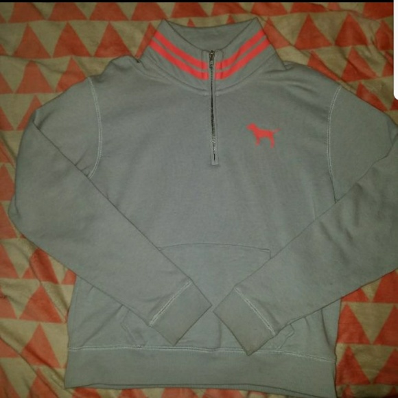 PINK quarter zip - Picture 1 of 3
