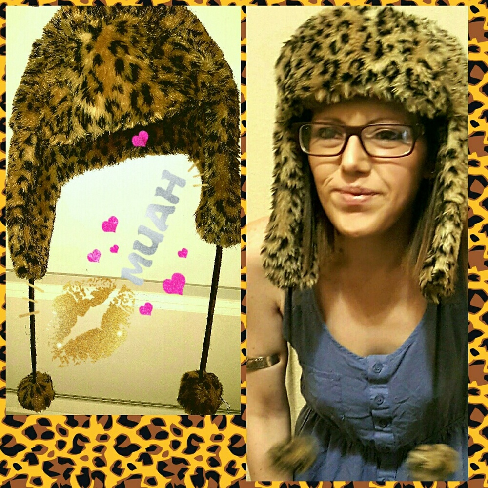 Cheetah Print Winter Hat