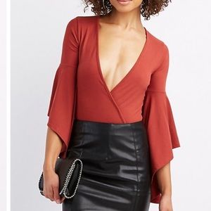 NWT Bell sleeve bodysuit
