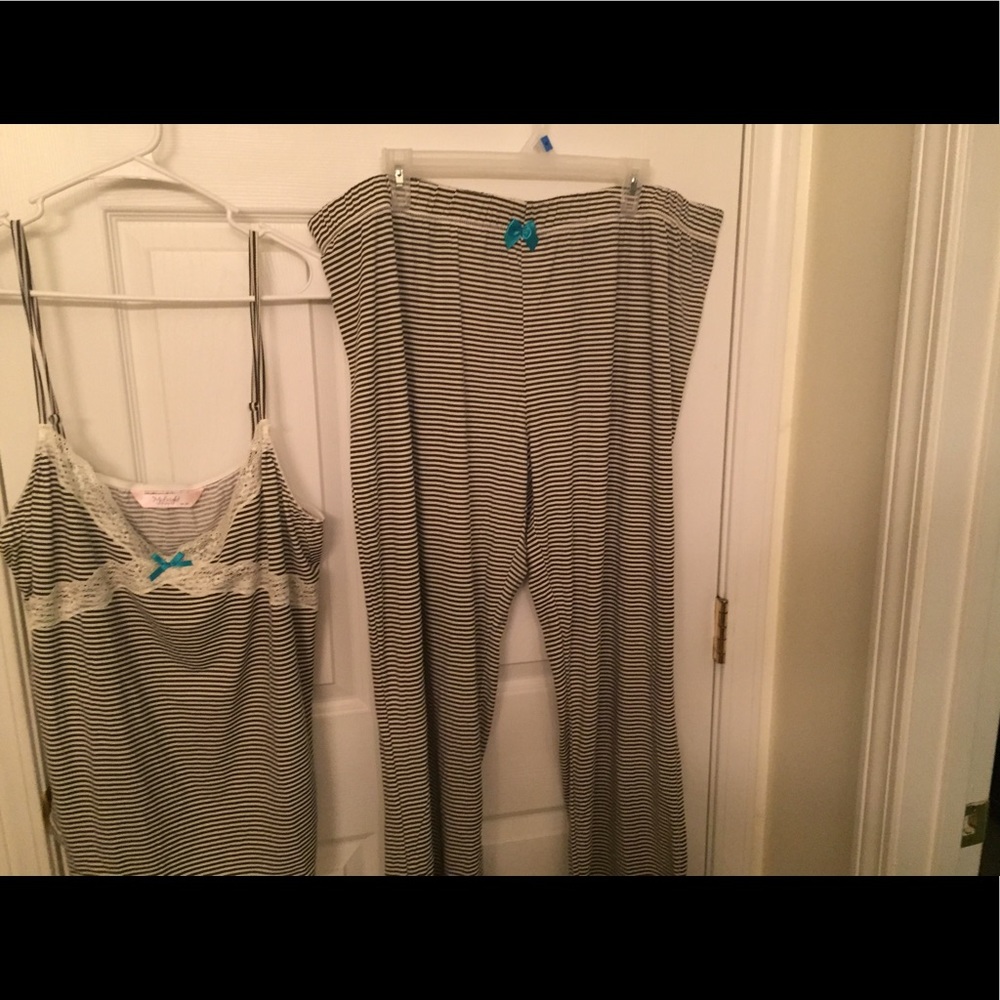Plus size pajama set
