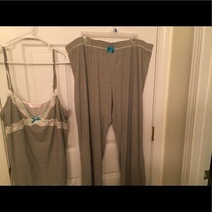 Plus size pajama set