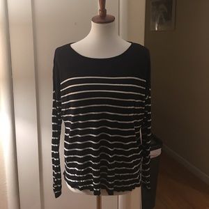 H&M strip top sweater