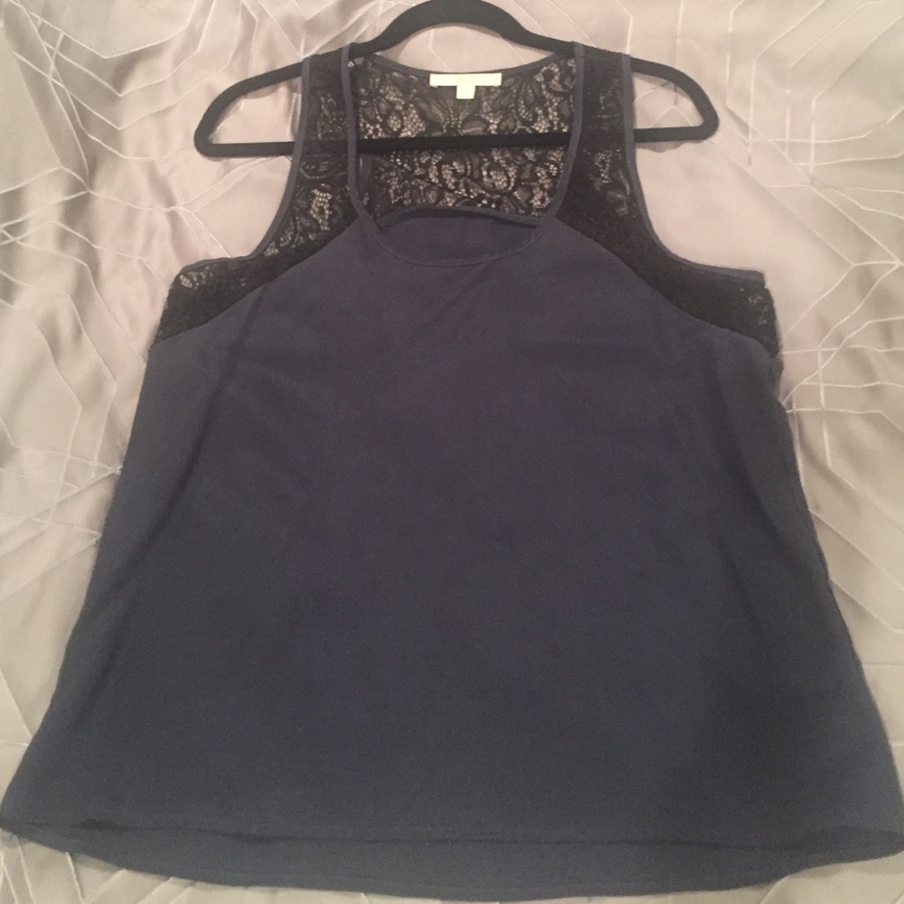 Summer tank tops with lace detail