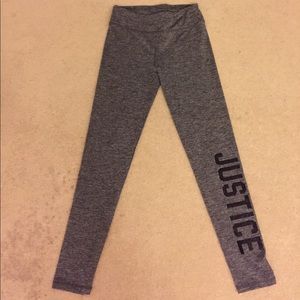 New Justice pants. I have never worn them before.