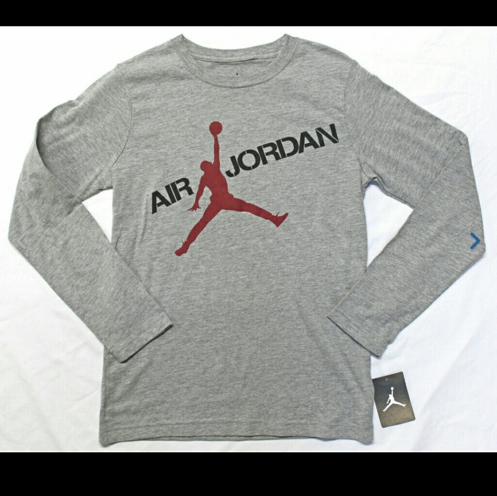 Nwt boys JORDAN sz 7  shirt