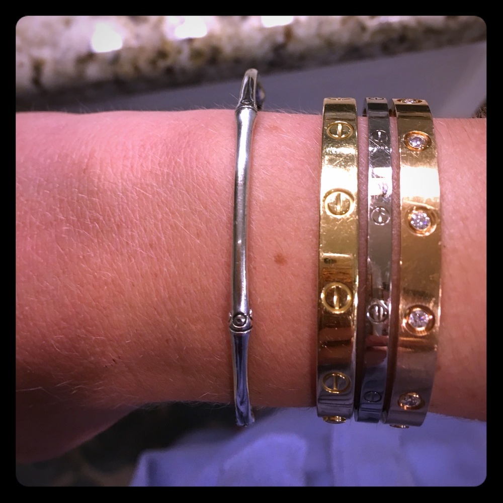John Hardy sterling silver Bamboo bangle