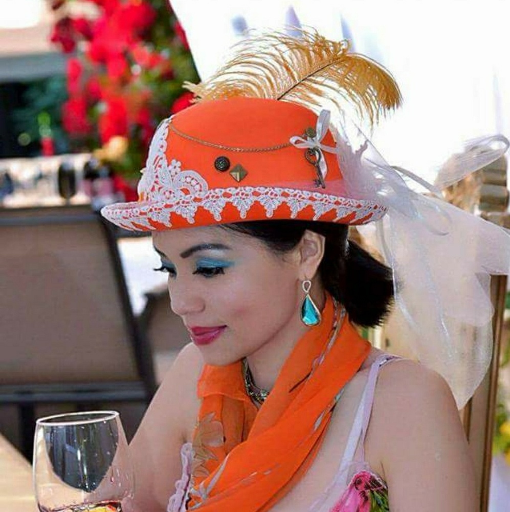 Derby Church Noble Kentucky Orange Wedding Hat