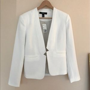 Forever 21 white blazer
