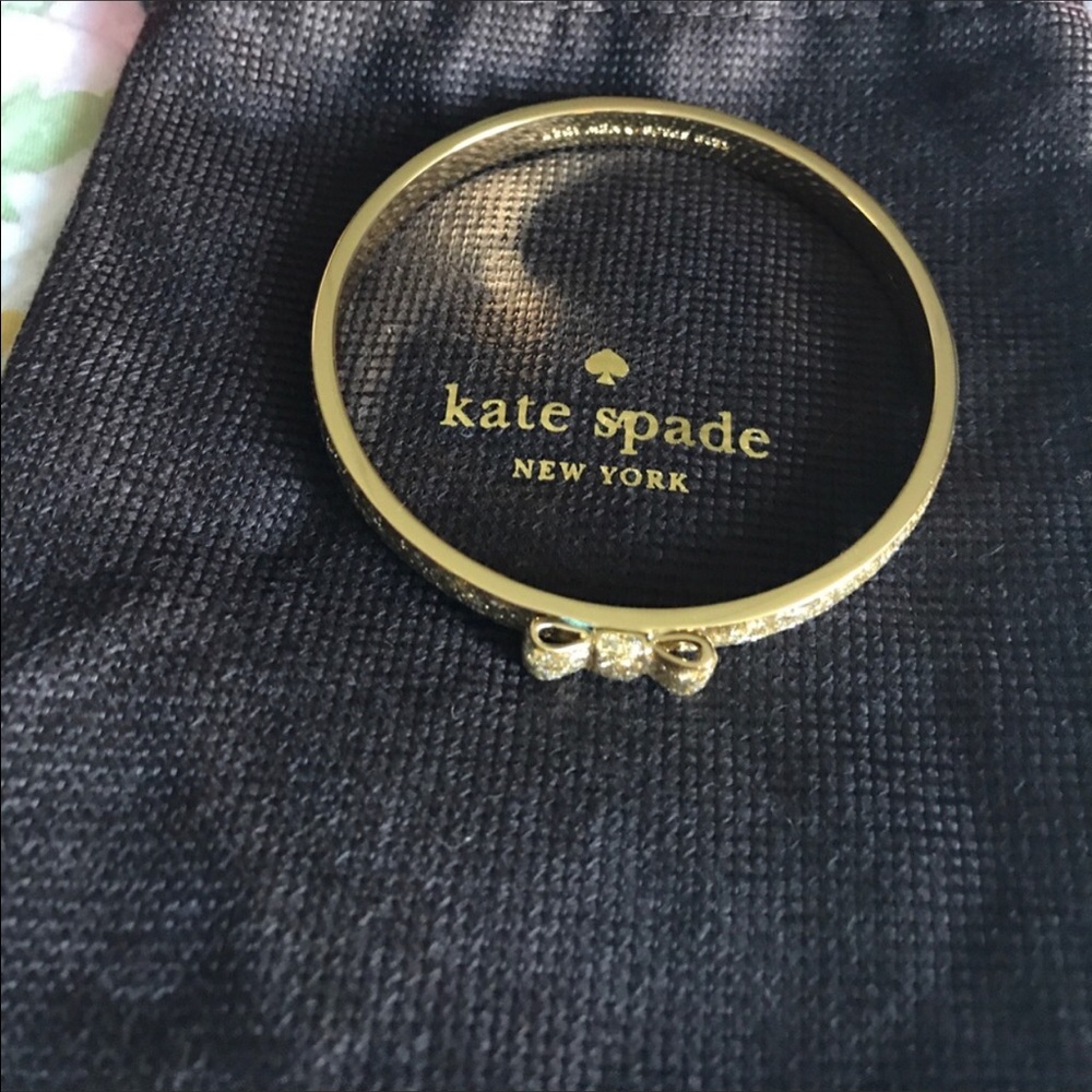 Kate spade sparkly bow bangle
