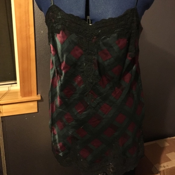 Twin- Set Plaid Tank - Picture 1 of 6