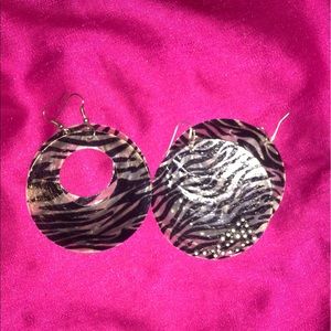 Zebra Earrings