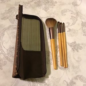 Makeup Brushes + Makeup Bag💄👝