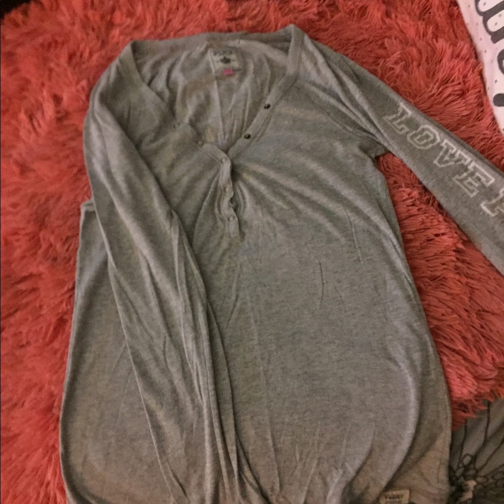 Pink long sleeve shirt