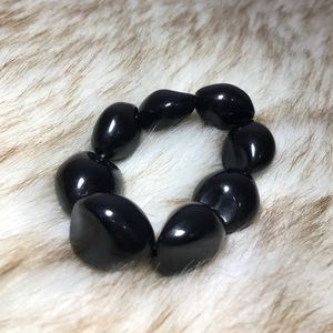 Black Pebble Bracelet