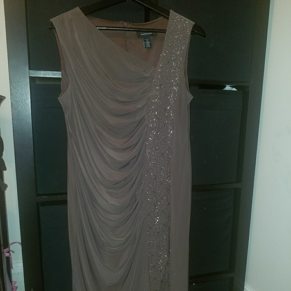 👗R&M RICHARDS Glitter Panel Party/Cocktail Dress! - Picture 1 of 6