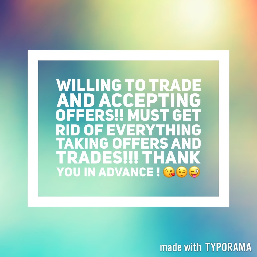 Taking offers and trades ...