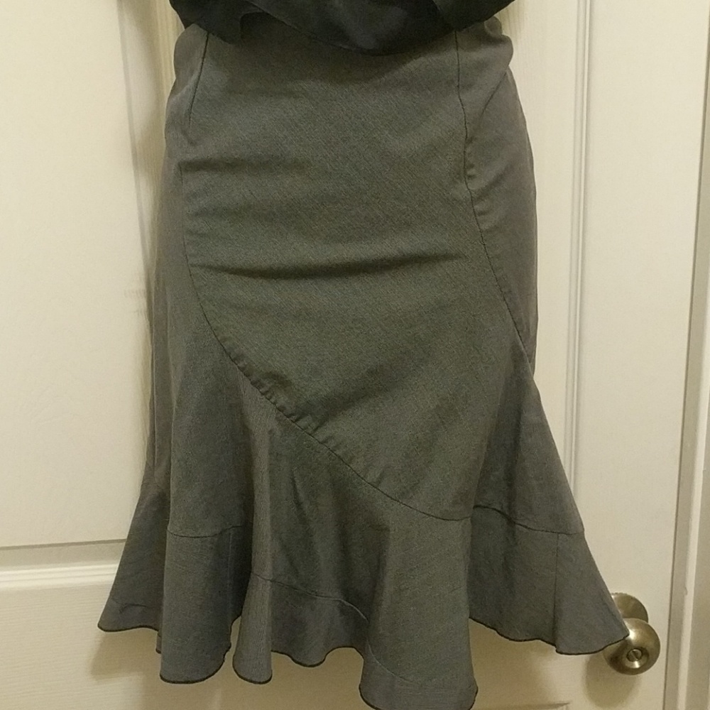 Gray Dots Skirt