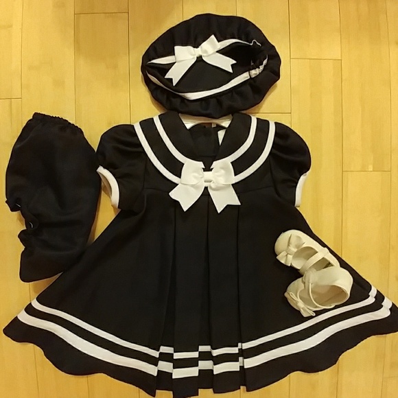 Rare Editions Other - 🔥Host Pick!! 🔥Sailor Girl dress w/hat & bloomer
