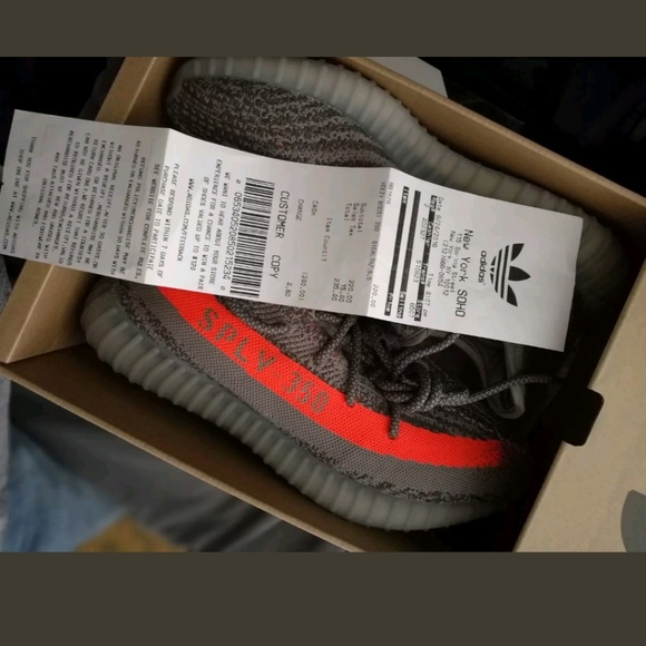Adidas boost 350 Yeezy V2 Beluga size 9.5 - Picture 2 of 2