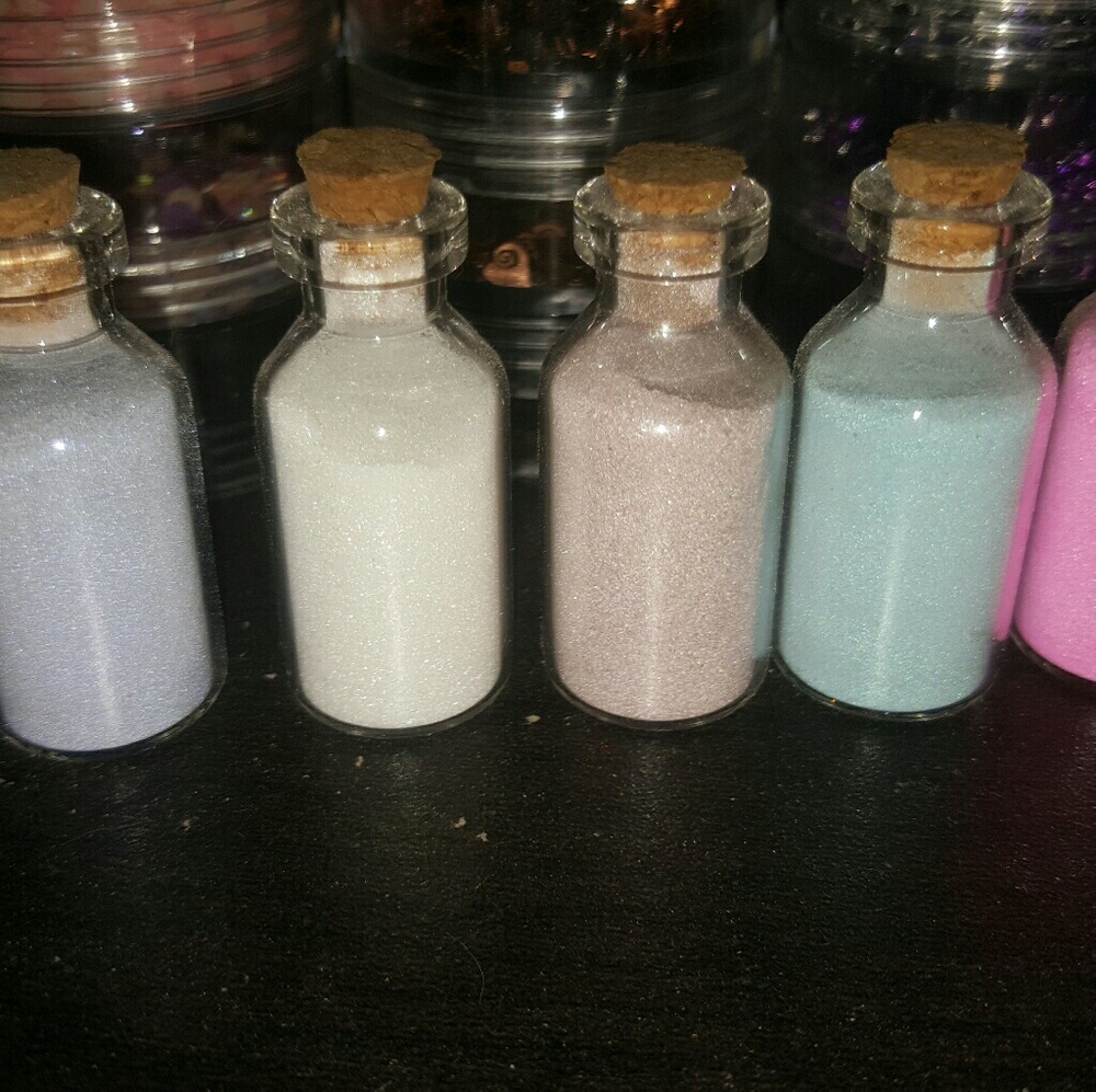 Acrylic Glow in the dark Powders set of 5!