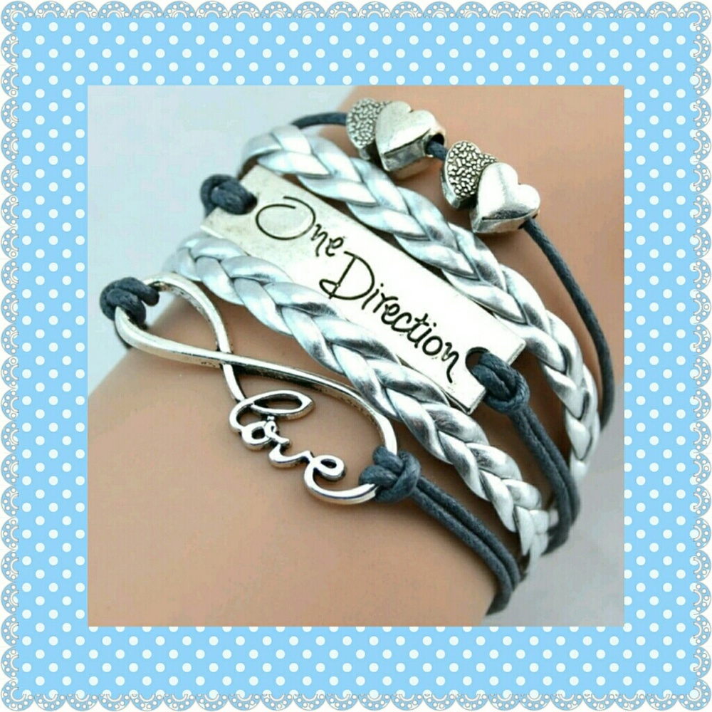 🆕 LISTING 💙 LEATHER INFINITY BRACELET 💙