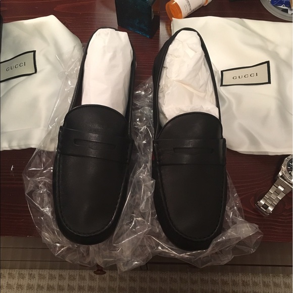 Gucci Leather Driver with web main image 5