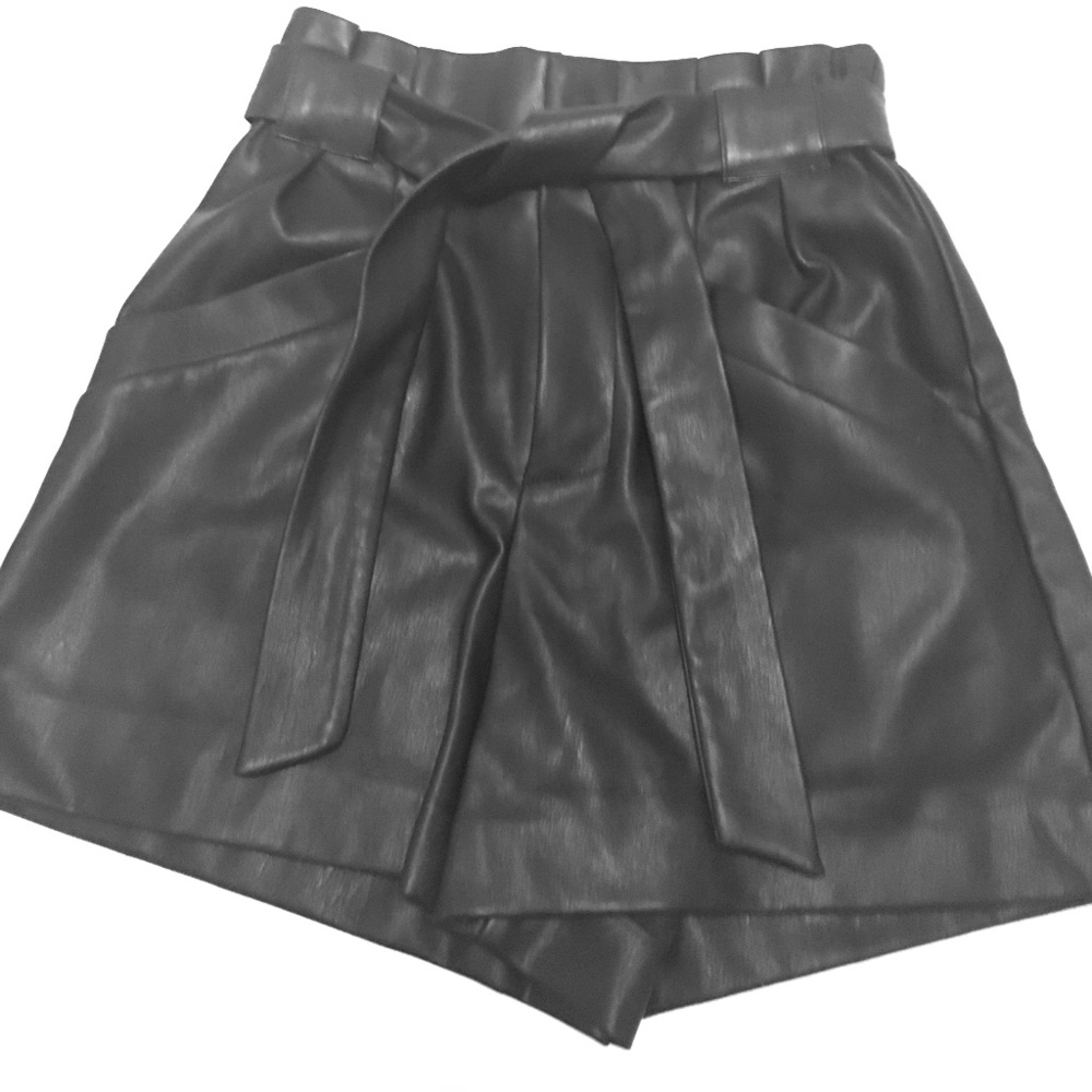 Zara leather shorts! (Faux)