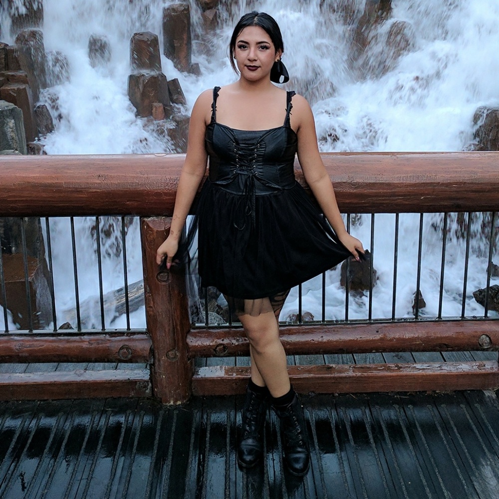 Front lace dress