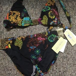 Trina Turk Swim Suit - top size 8, bottoms size 10