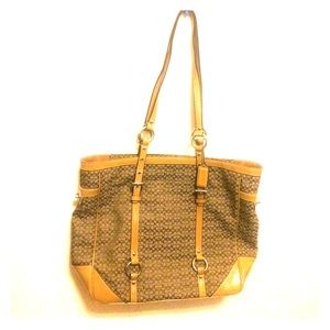 Large Signature Coach Tote Large Signature Coach Tote