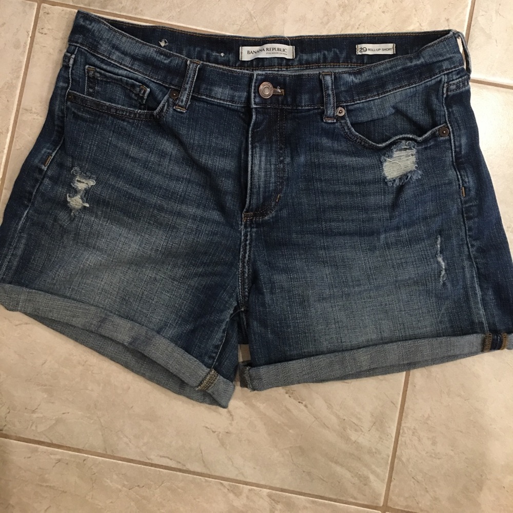 Banana Republic Distressed Jean short