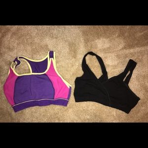 BUNDLE! 2 nursing sports bras