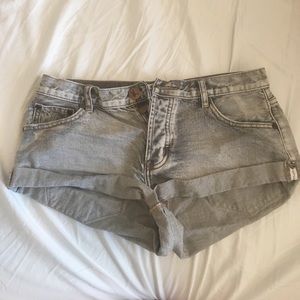 Oneteaspoon Bandits charcoal grey shorts