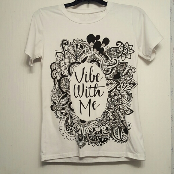 "VIBE WITH ME" tee - Picture 1 of 1
