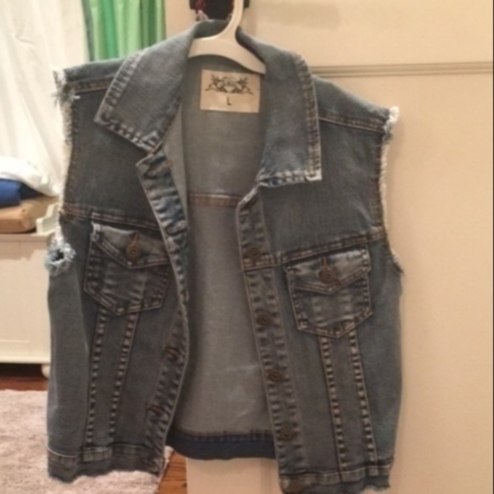 Denim vest
