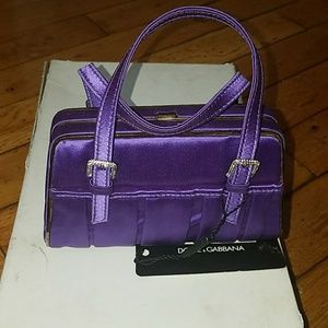 Satin Dolce & Gabbana evening bag