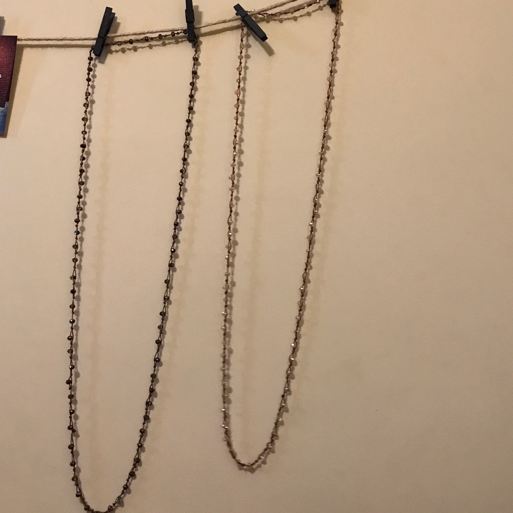 Double wrap necklaces