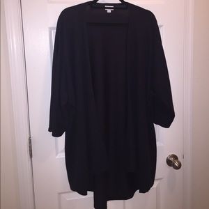 Lularoe large Lindsay SOLID BLACK BNWOT