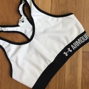 Under Armour White Sports Bra