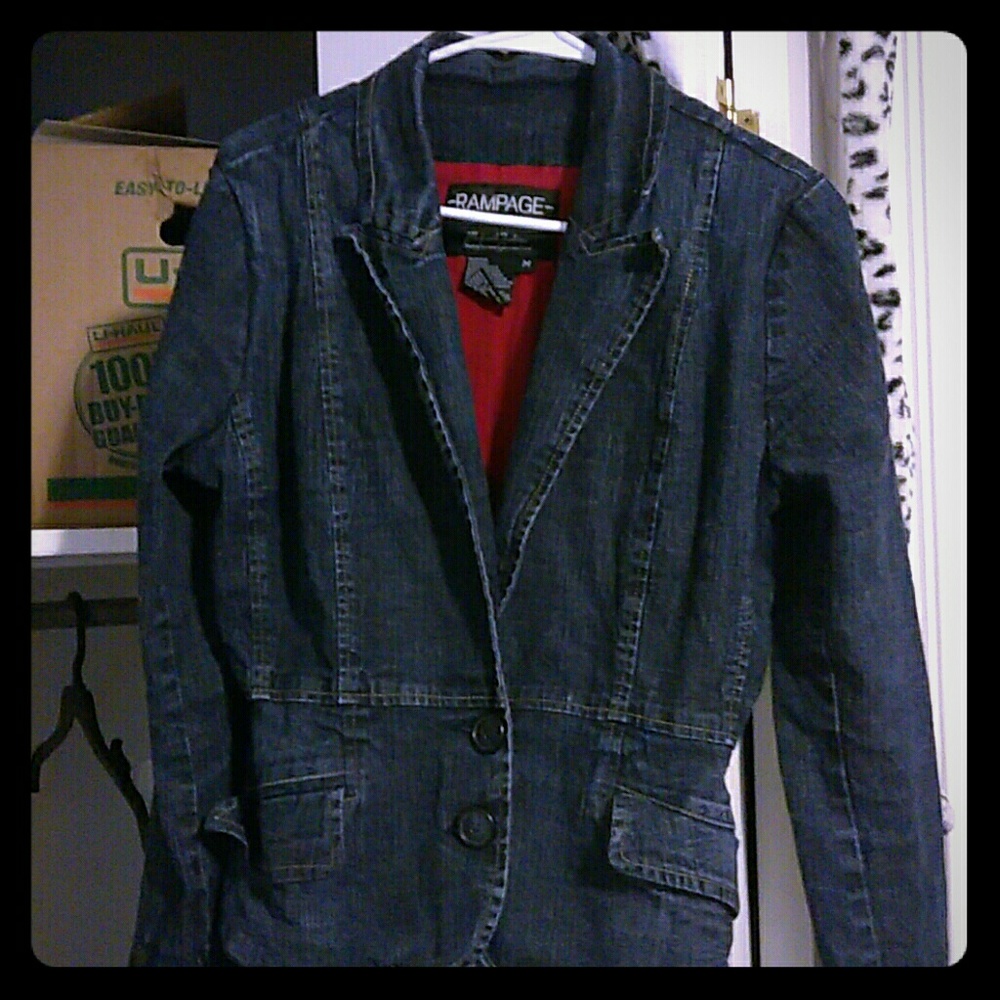 Rampage blue jean jacket