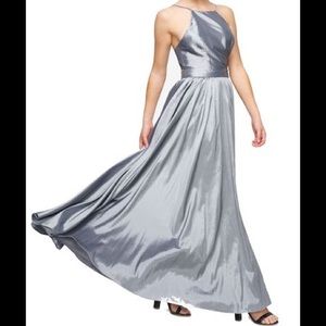 Fame and Partners Dress Structured Metallic NEW