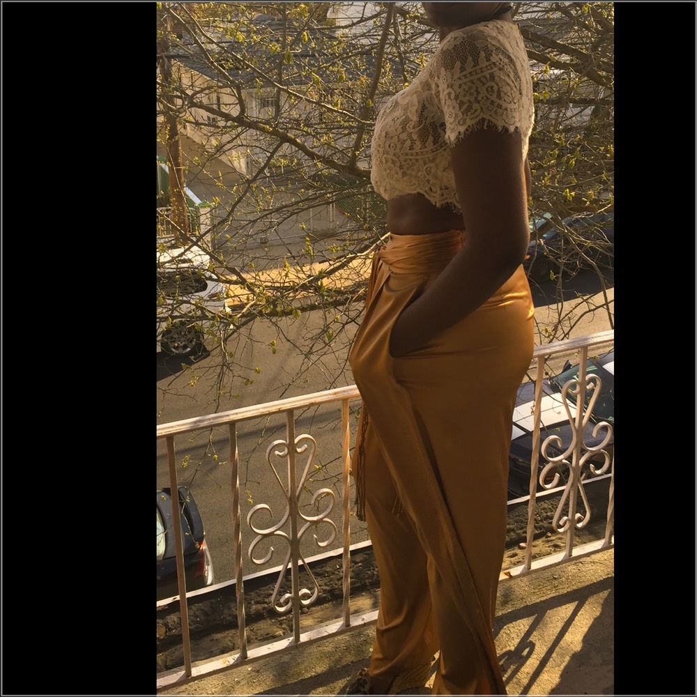 Elie saab silk harem pants