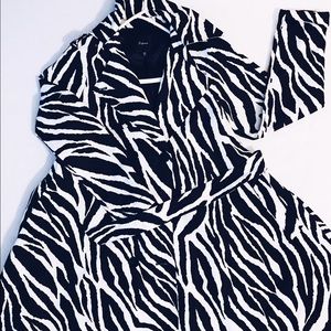 Zebra print Express Trench coat