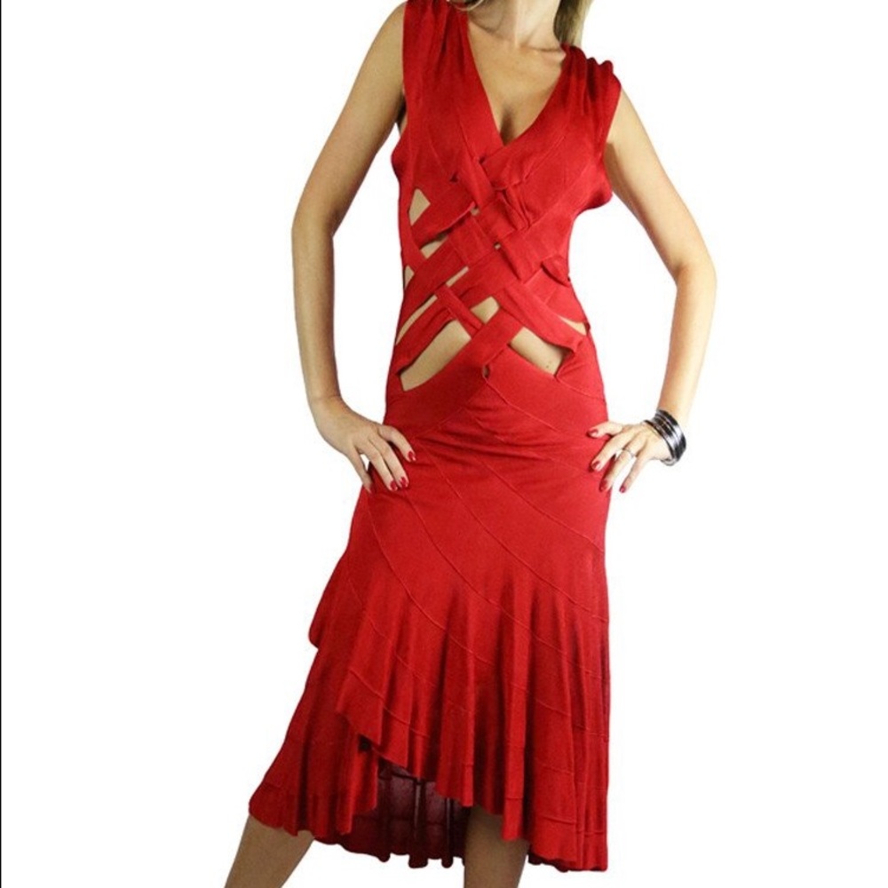 Plein Sud red dress. Small