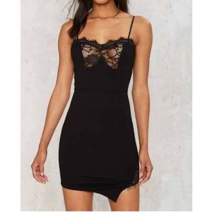 New Nasty Gal's Showdown Bodycon dress in Black
