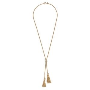 EUC J CREW Double Tassel Necklace