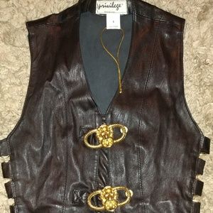 Privileged Beverly Hills leather vest