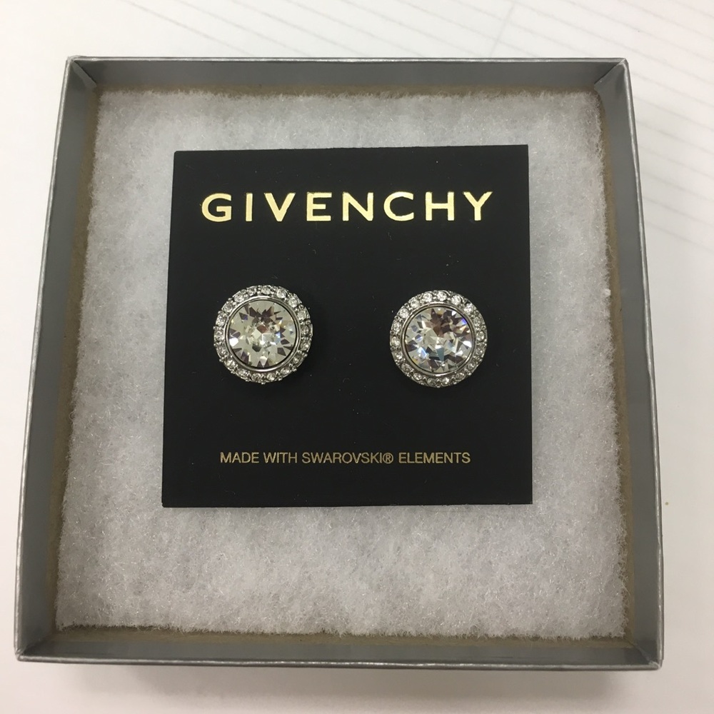 New Givenchy Round Halo Earrings