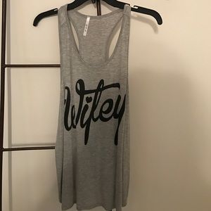 BRAND NEW Wifey tank top