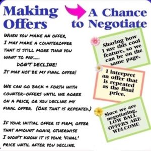 Feel free to make an offer!!